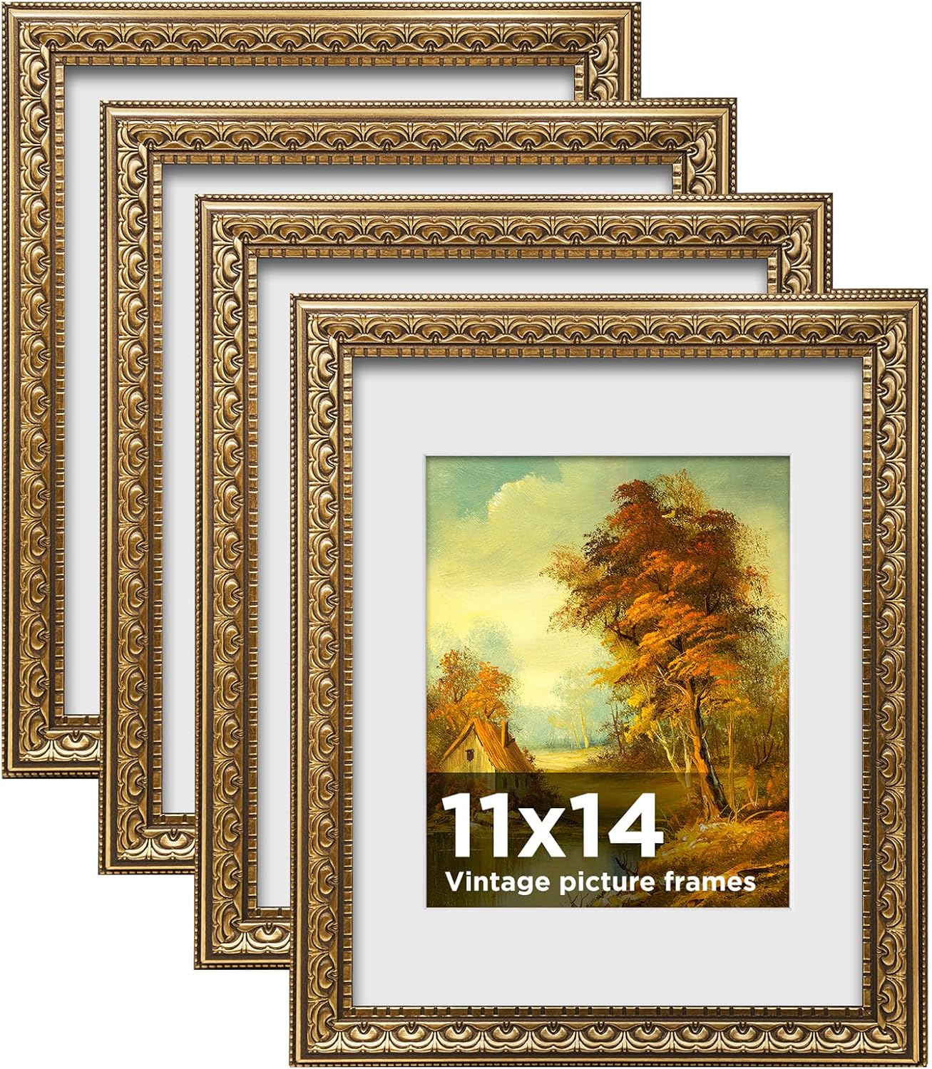 11x14 Vintage Picture Frames for Elegant Home Decor and Gifts
