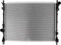 TRQ Radiator Assembly Aluminum Core Compatible with 15-20 Ford Mustang