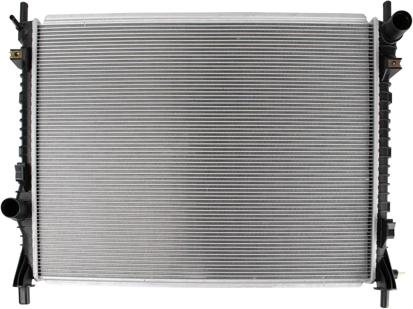 TRQ Radiator Assembly Aluminum Core for 15-20 Ford Mustang