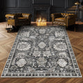 RUGSURE 5x7 Washable Area Rug - Non-Slip, Pet & Child Friendly