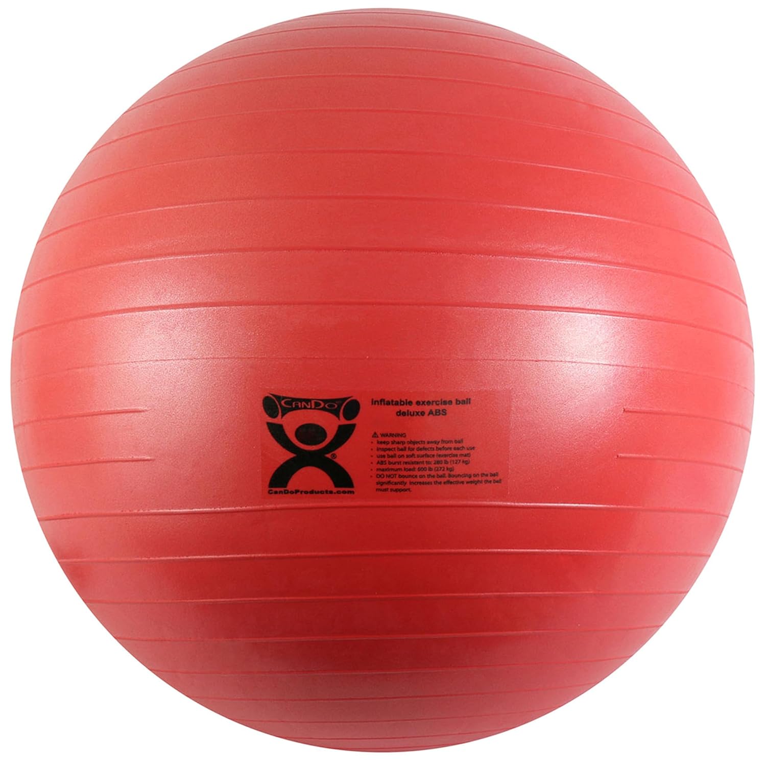 CanDo Red 42 Exercise Ball - Heavy-Duty Stability for Total Fitness
