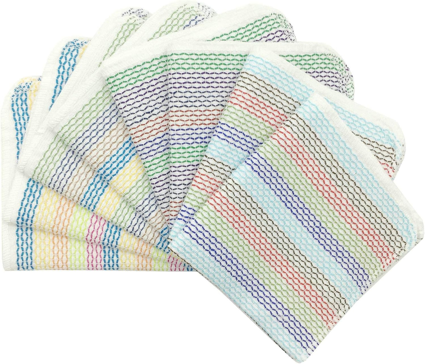 Absorbent Cotton Kitchen Cloths: Mia'sDream 8-Pack