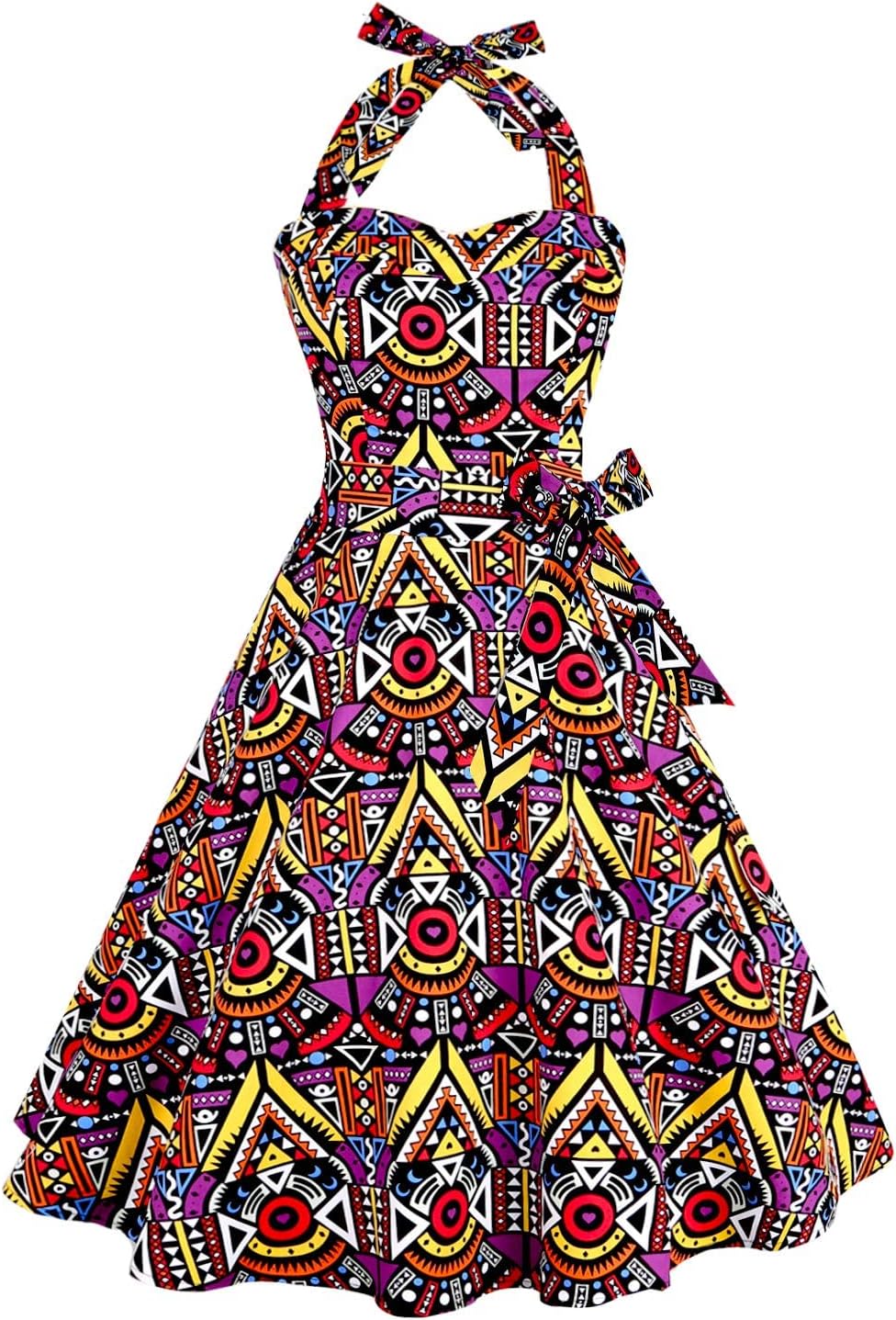 Topdress Women's Vintage Polka Audrey Dress for Retro Style Lovers