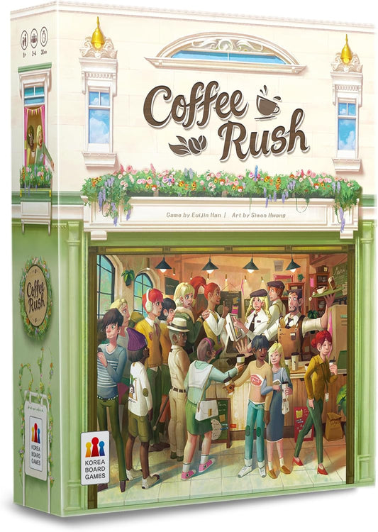 Coffee Rush Board Game - Brew Up Success in a Fun Adventure