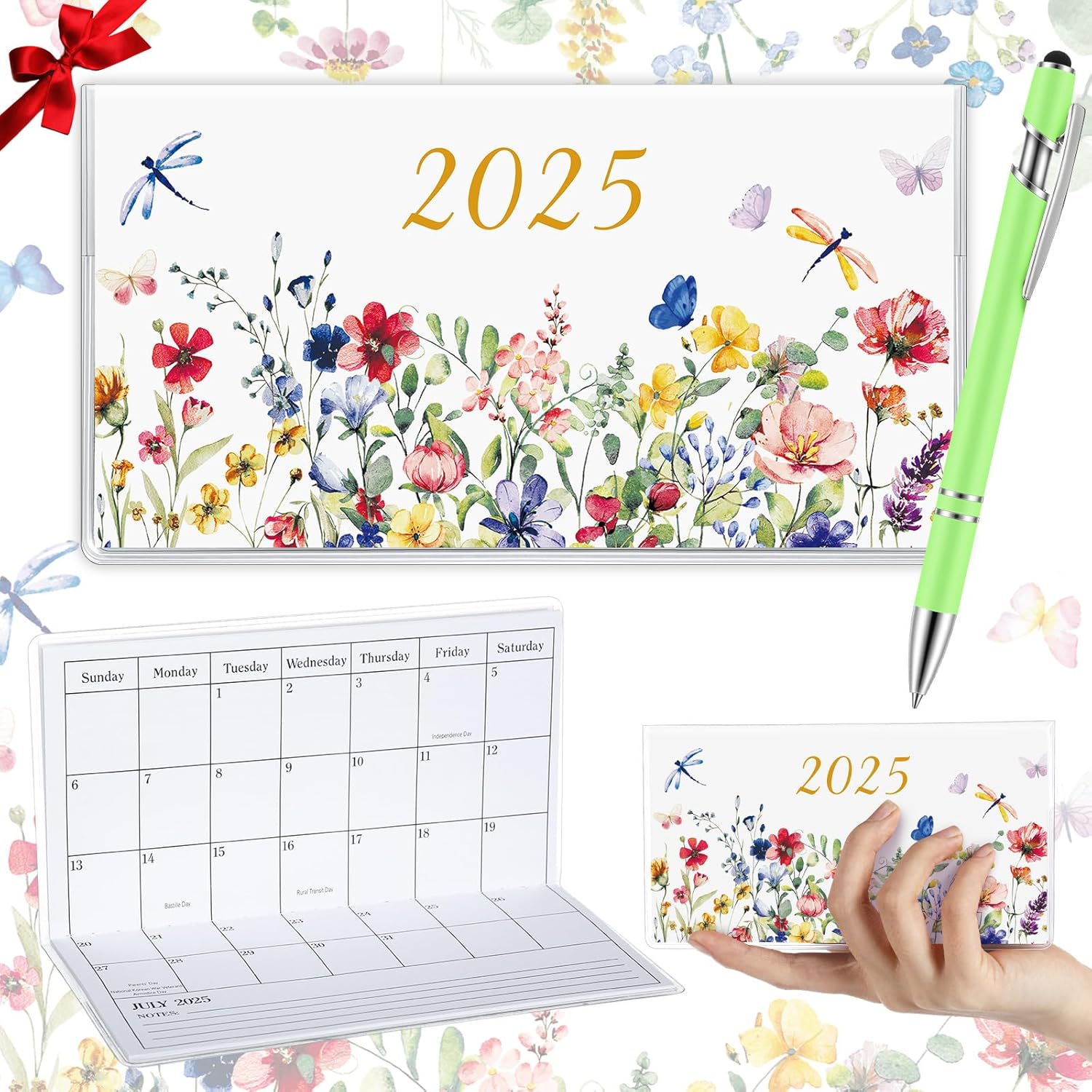 2025 Pocket Calendar: Stylish Purse Planner