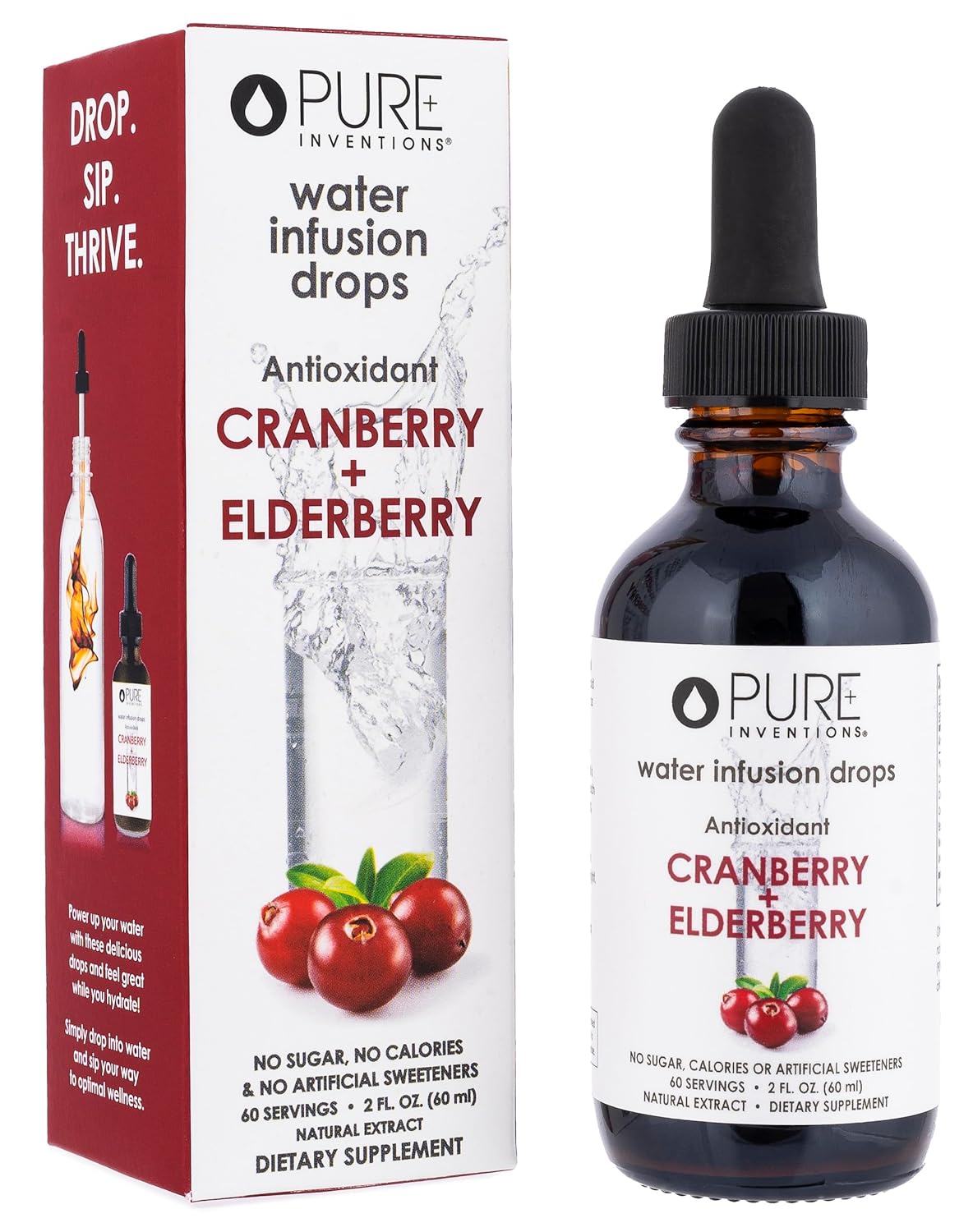 Pure Inventions Cranberry & Elderberry Water Infusion Drops