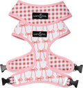 Medium Reversible Dog Harness with Ballet Bows - Padded Vest