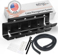Under Desk Cable Management Tray - No Drilling Desk Wire Organizer