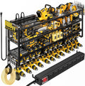 49.5in Large Power Tool Organizer with Charging Station for Garage