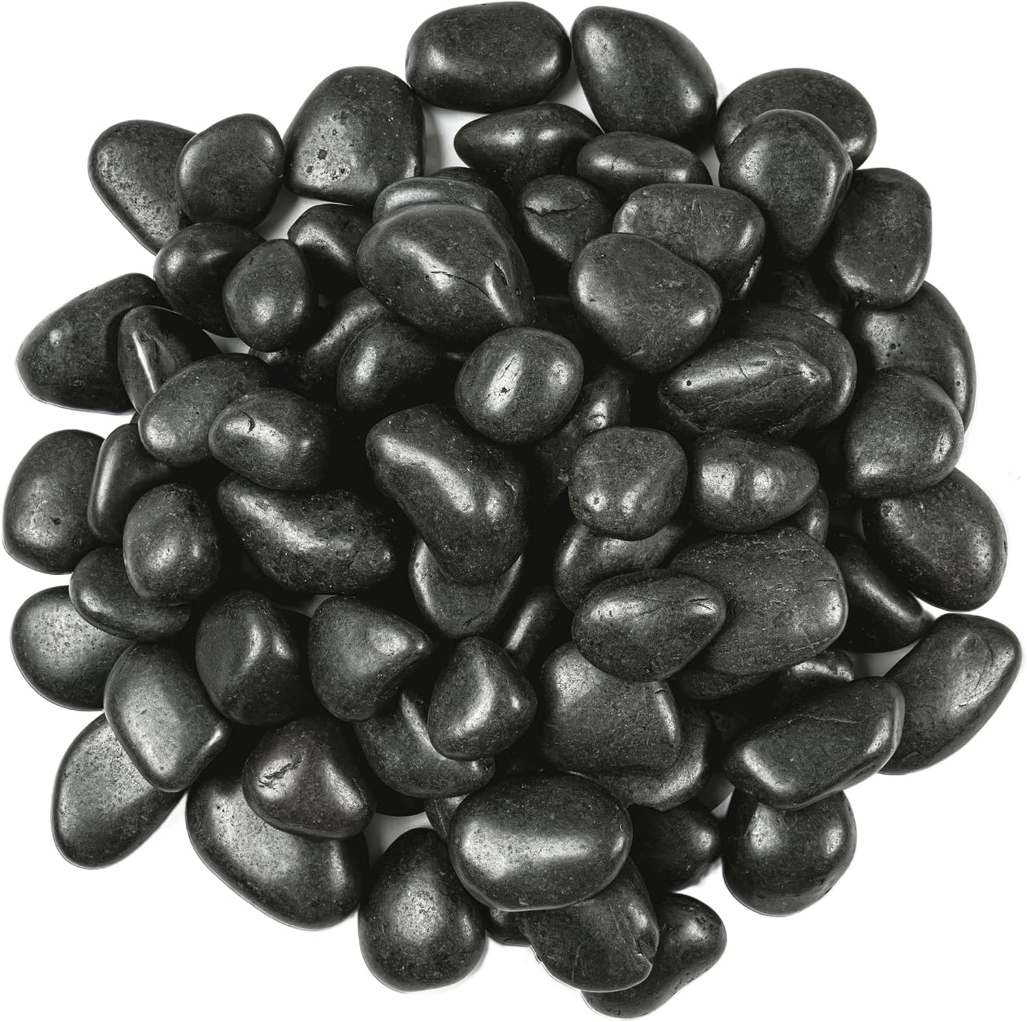 Decorative Polished Black Pebbles for Unique Home Accents
