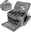 DULCE DOM Tactical Gun Range Bag for Handguns and Ammo - Organized