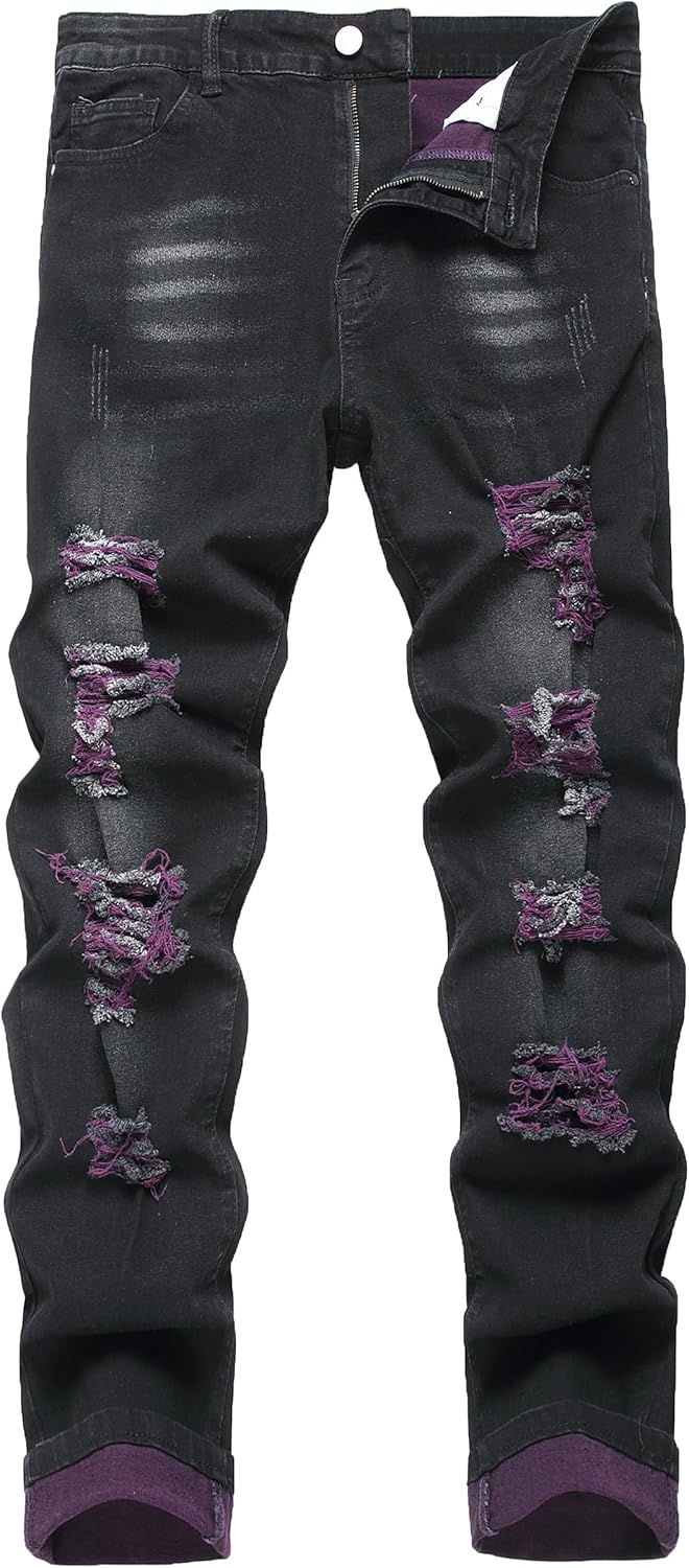 DANT BULUN Men's Ripped Distressed Slim Fit Denim Jeans Review
