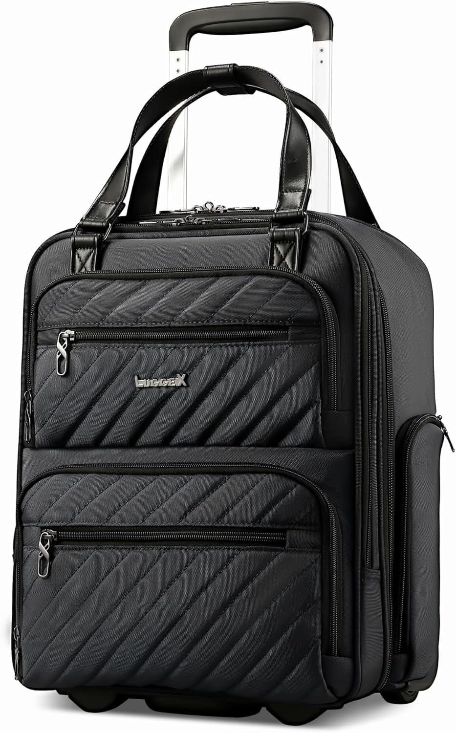 LUGGEX Underseat Carry On Luggage for Stylish Short Trips