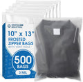 Spartan Industrial 10 X 13 Frosted Reclosable Zip Bags - 500 Count