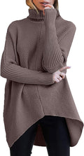 ANRABESS Oversized Turtleneck Batwing Sweater - Cozy Casual Fit