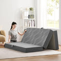 Foldable Mattress Cot 6 in - Portable Memory Foam Folding Mattress
