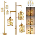 Dimmable Industrial Floor Lamp for Living Room and Office