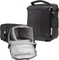 Navitech Black Water Resistant Binocular Case and Travel Bag - All