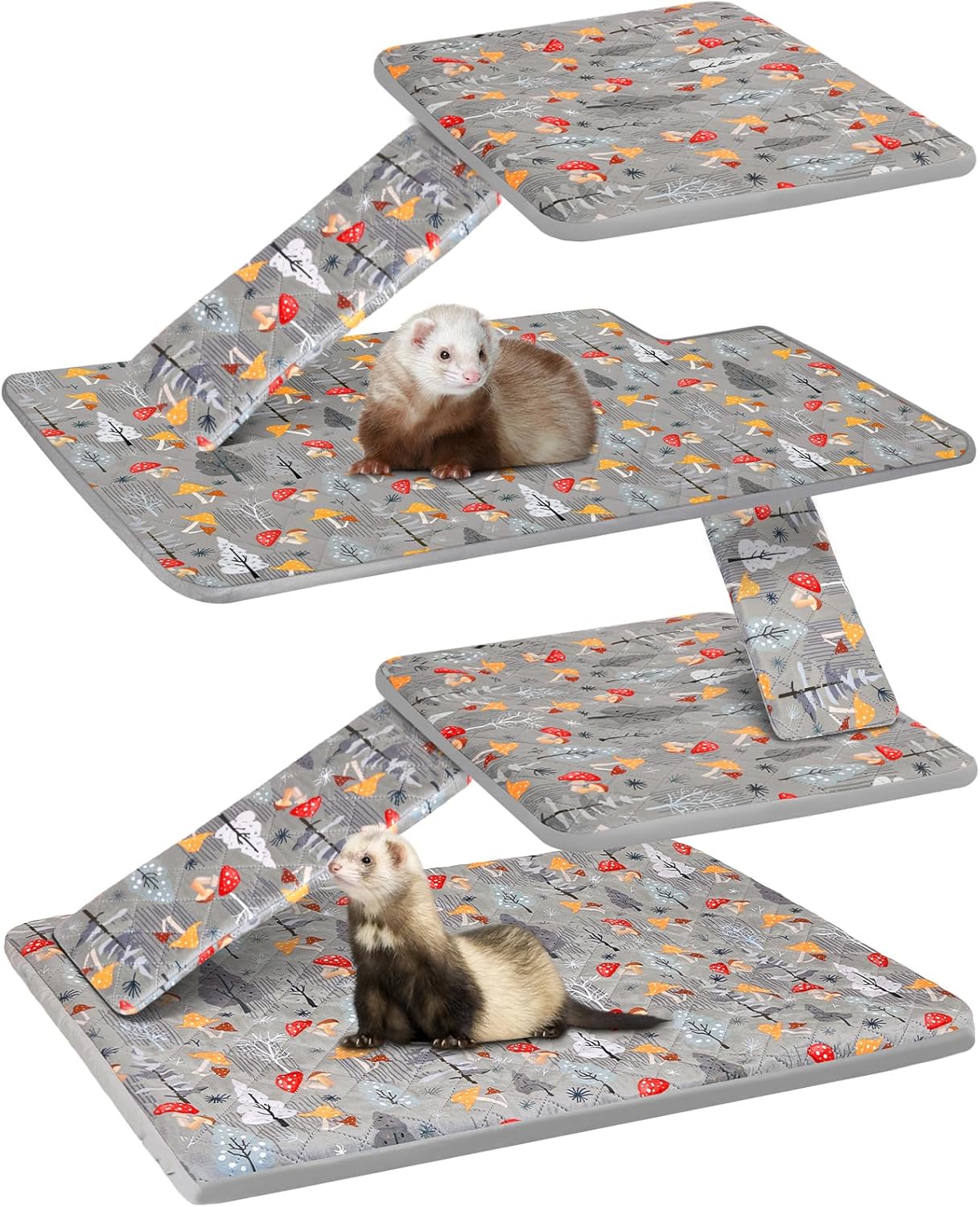 Bienbee Ferret Cage Liner Set for Stylish Small Animal Homes
