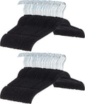 Slim Velvet Non-Slip Shirt Hangers, Pack of 100 - Space Saving