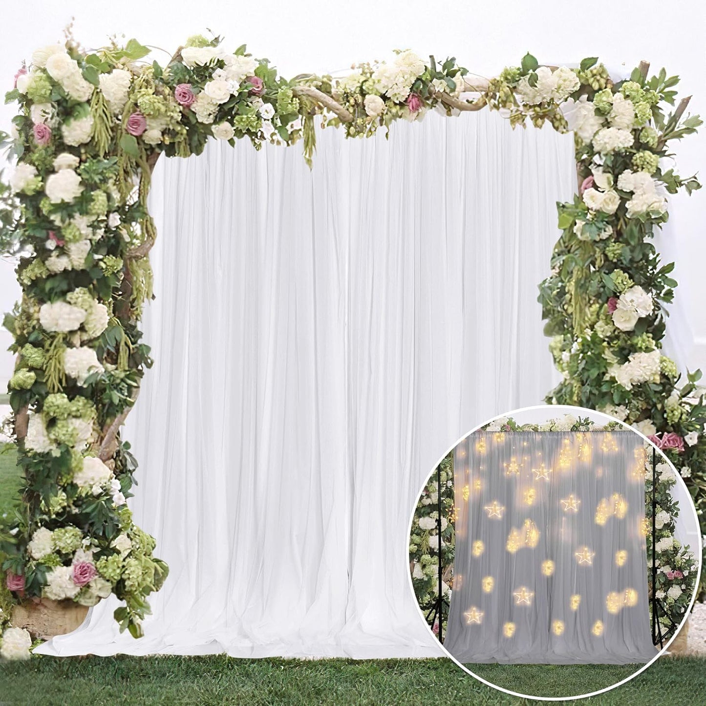 Perfect White Backdrop Set for Events