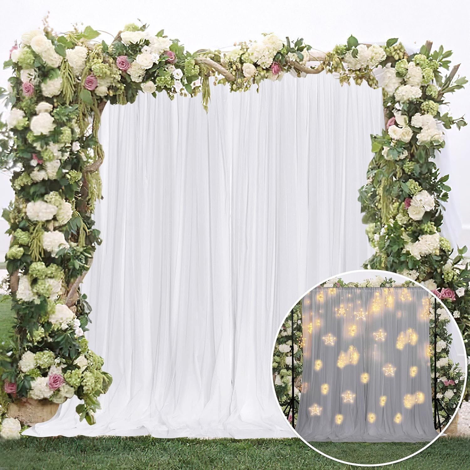 Perfect White Backdrop Set for Events