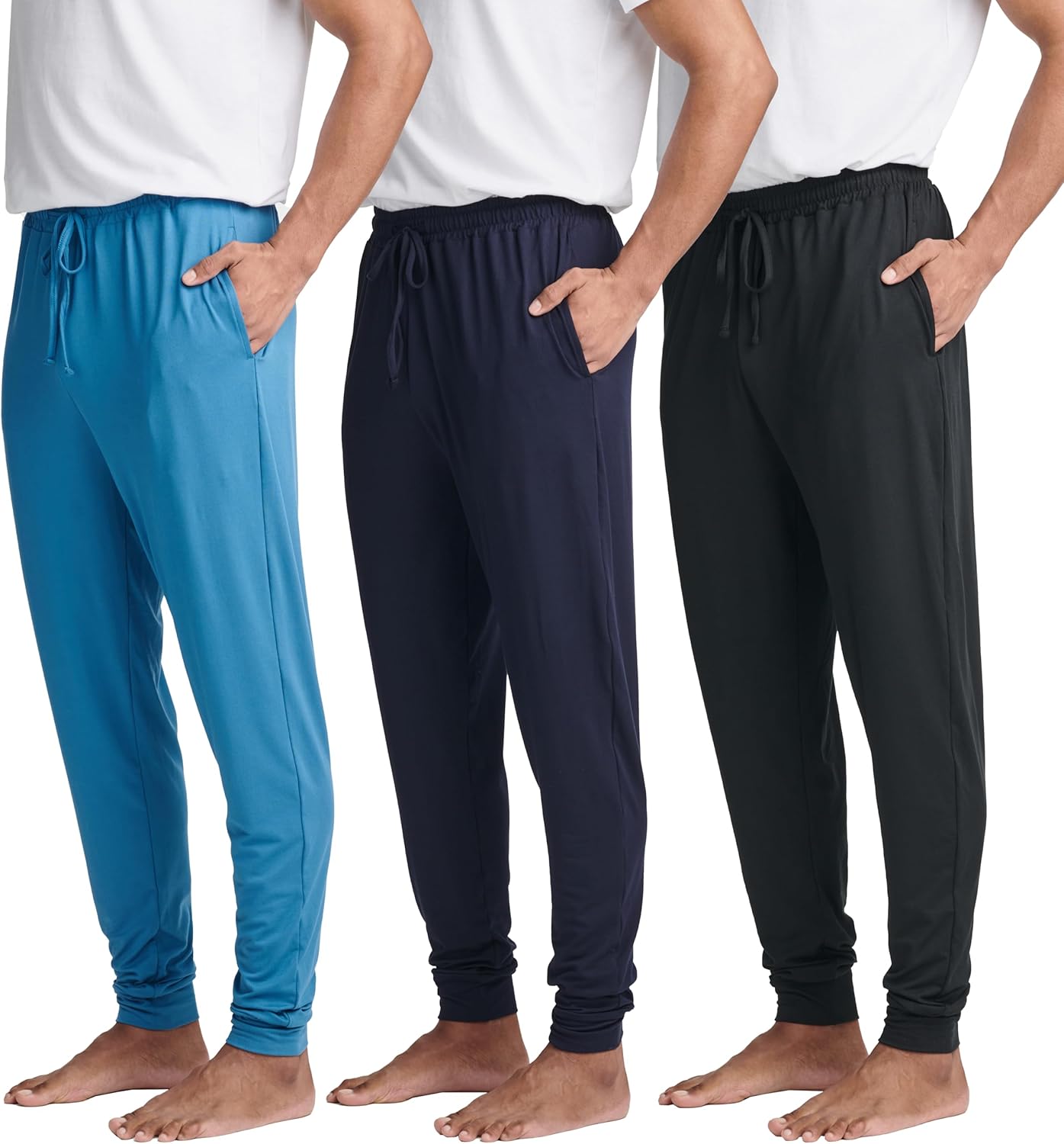 Men's Soft Lounge Sleep Joggers with Pockets for Comfort