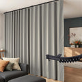Room Divider Curtains Flexible Ceiling Tracks Set - Privacy & Light as