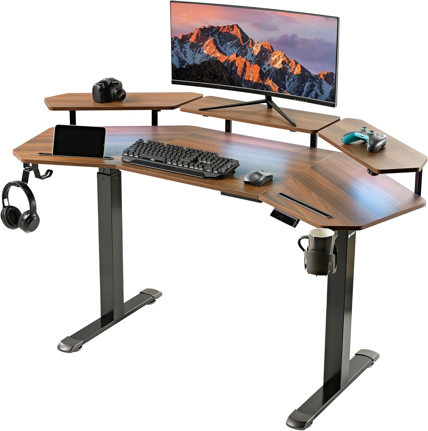 Electric Dual Motor Standing Gaming Desk