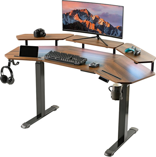 Electric Dual Motor Standing Gaming Desk