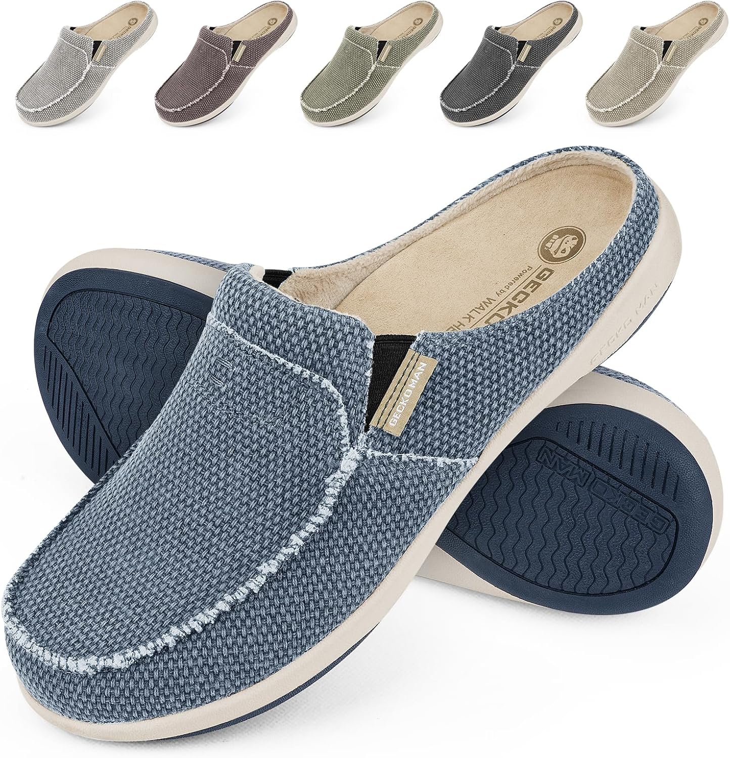 Mens Slippers with Arch Support for Comfort and Style