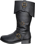 Caribbean Pirate Boots for Men - High-Quality PU Costume Boots