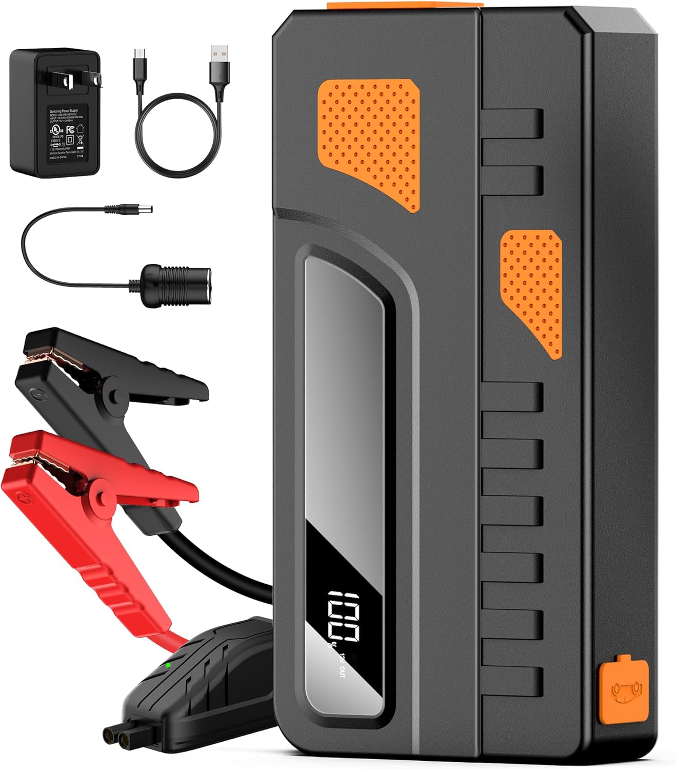 BooKoo Power Bank Jump Starter: 2-in-1 Portable Charger!