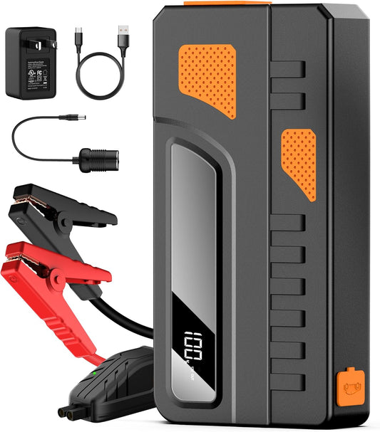 BooKoo Power Bank Jump Starter: 2-in-1 Portable Charger!