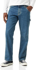 Relaxed Straight-fit Carpenter Jean for Men - Washed Denim Comfort