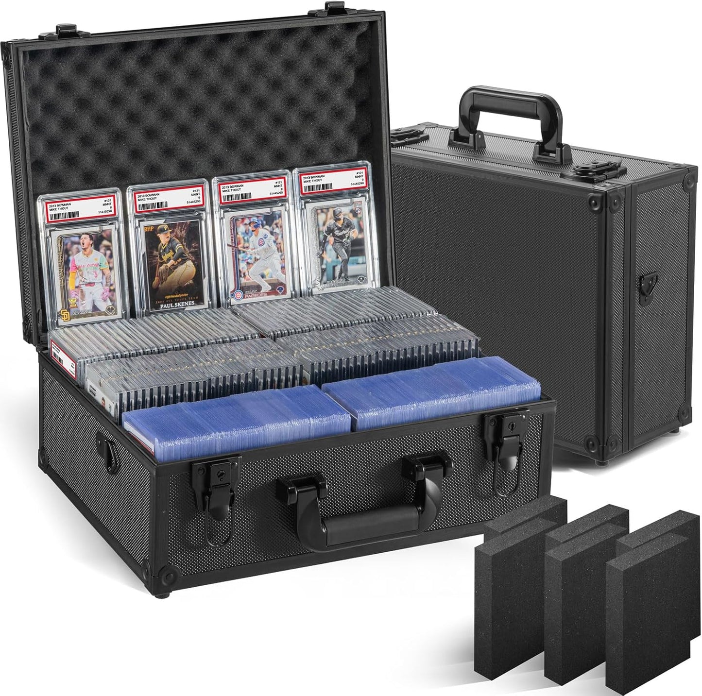Graded Card Storage Box for Trading Cards - Large Capacity Case