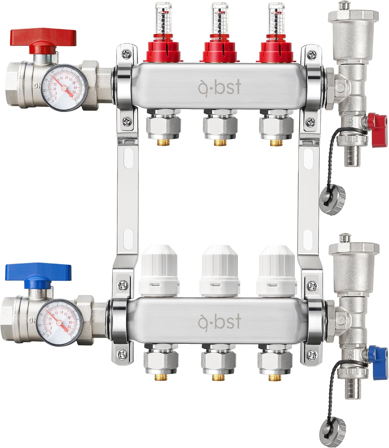 ABST PEX Manifold Kit for Efficient Hydronic Floor Heating