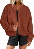 ANRABESS Womens Fuzzy Fleece Cropped Sherpa Shacket (Style HFJG)