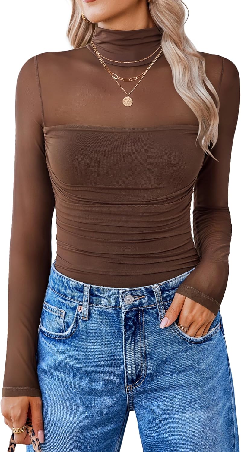 Avidlove Women Long Sleeve Bodysuit for Stylish Fall Outfits