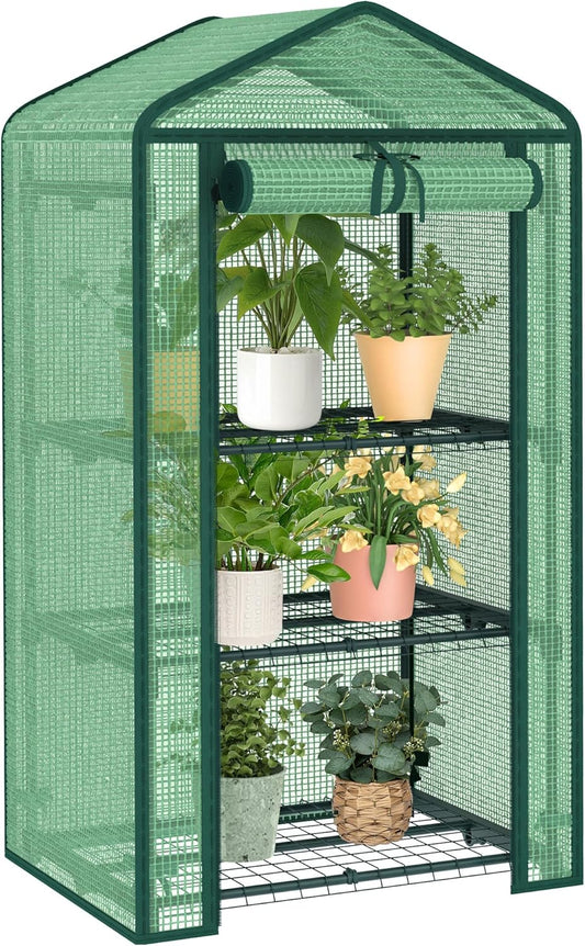 3-Tier Greenhouse for Indoor and Outdoor Use, 4ft Tall