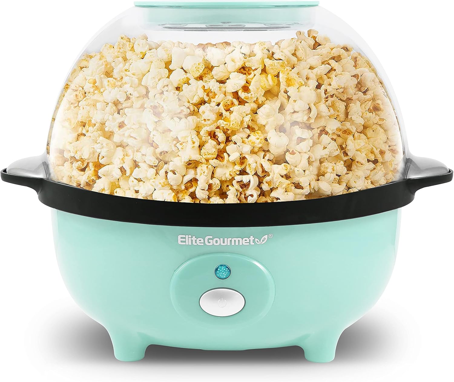 Elite Gourmet Automatic Popcorn Maker - Non-Stop Stirring Fun!