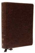 NKJV Journal the Word Bible Large Print Bonded Leather - Reflect