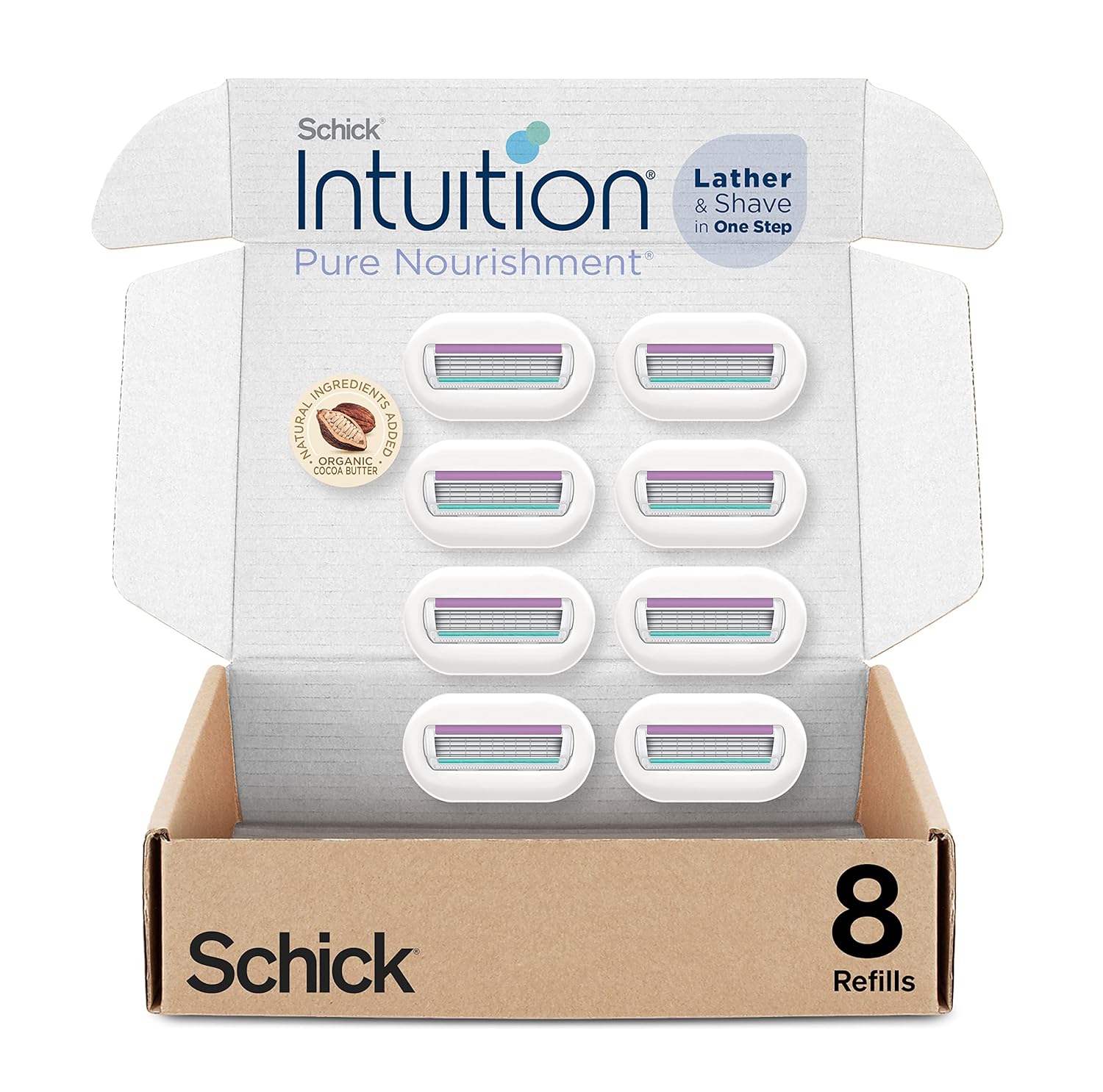 Schick Intuition Refill Pure Nourishment Razors for Women