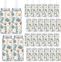 Western Cowgirl Cowboy Plastic Tumbler 24-Pack - Reusable Party Cups