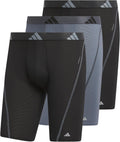 adidas Men's Performance Mesh Long Boxer Brief Underwear - Breathable