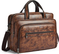 Shrrie Leather Messenger Bag for 17 in Laptop - Versatile Office