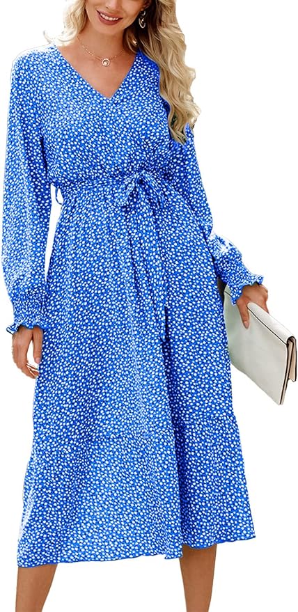 PRETTYGARDEN Women's Floral Print Boho Dress for Every Occasion