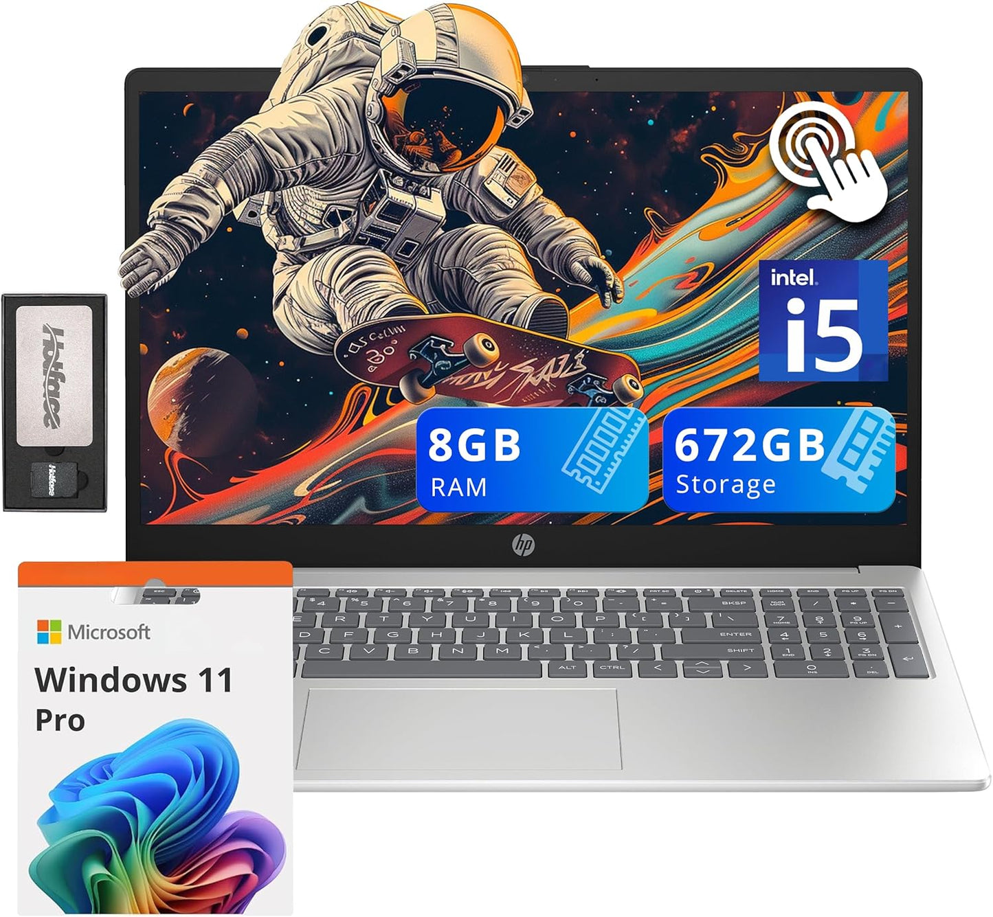 HP Pavilion 15.6 HD Touchscreen Laptop with Intel i5 Processor