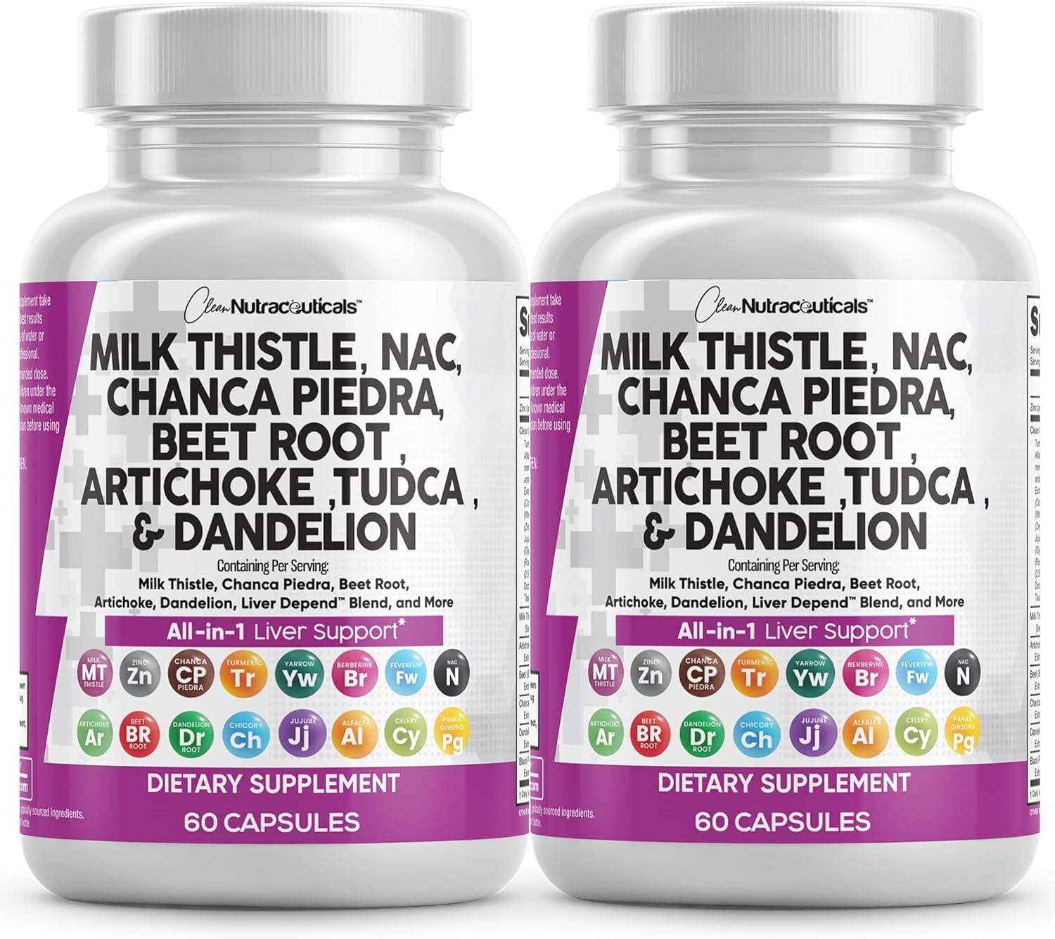 Advanced Liver Support Supplement with Milk Thistle and More