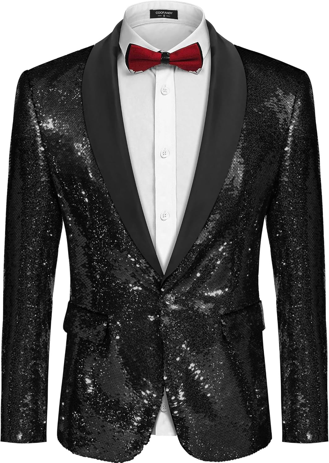 Shiny Sequin Blazer Tuxedo for Men - Perfect for Parties